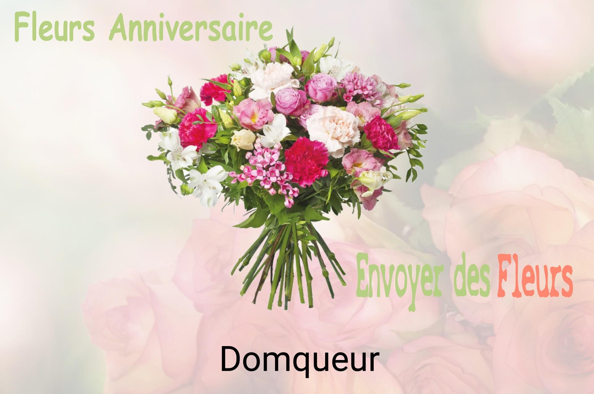 Bouquet de fleurs d’anniversaire livré à Domqueur